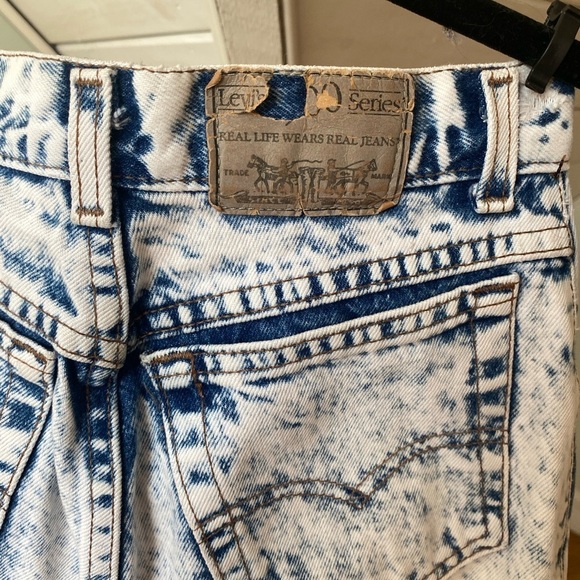 Vintage 80s Levi's 900 Series Acid Wash Women’s Jeans Size 7 - Picture 8 of 16